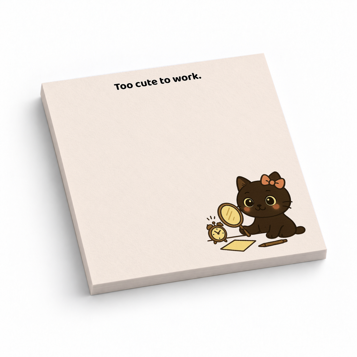 Cute stationery sticky notes