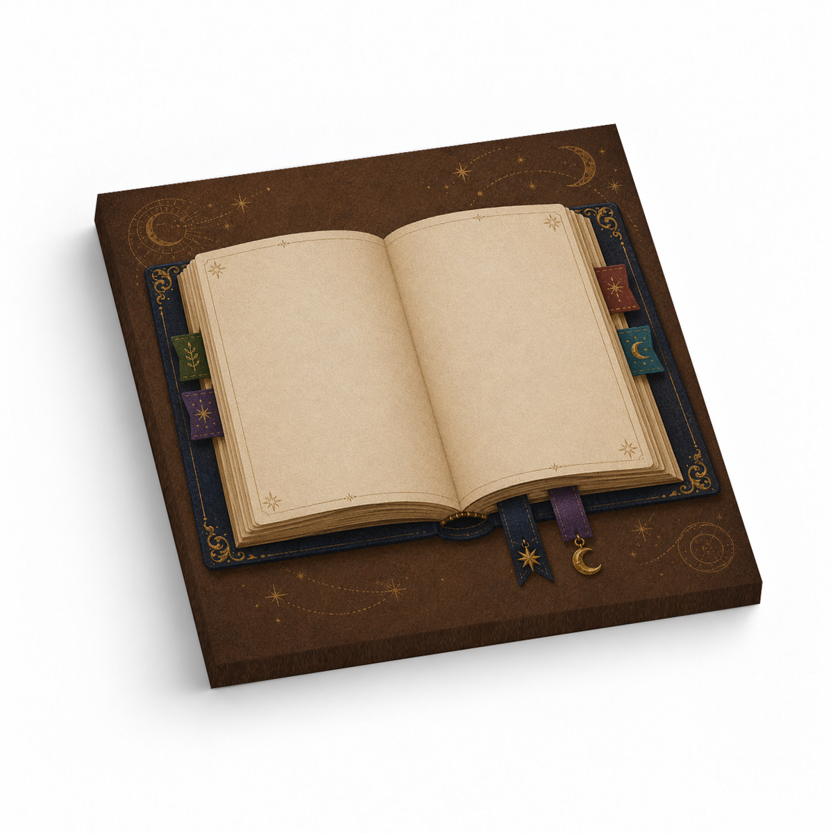 Celestial Sun & Moon 3x3 sticky notes, 50-sheet memo pad