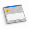 Too Awesome Alert Popup 3x3 sticky notes, 50-sheet memo pad