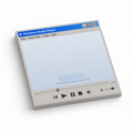 Retro Media Player Sticky Notes - Good Vibes 3x3 sticky notes, 50-sheet memo pad