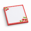 Cherry Polka Dot 3x3 sticky notes, 50-sheet memo pad