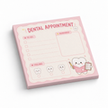 Dental Appointment Planner 3x3 sticky notes, 50-sheet memo pad
