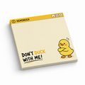 Grumpy Duck "Don't Duck With Me" 3x3 sticky notes, 50-sheet memo pad