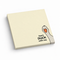 Peeking Duck 3x3 sticky notes, 50-sheet memo pad