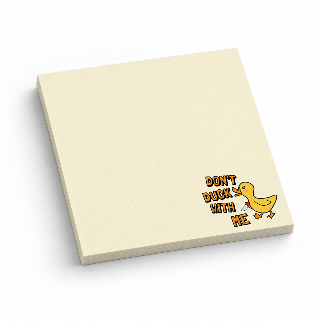 Angry Duck 3x3 sticky notes, 50-sheet memo pad