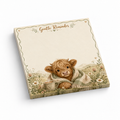 Gentle Reminder Highland Cow 3x3 sticky notes, 50-sheet memo pad