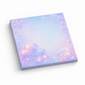 Pastel Cloud & Raindrop 3x3 sticky notes, 50-sheet memo pad