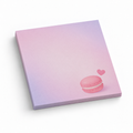 Minimalist Pink Macaron 3x3 sticky notes, 50-sheet memo pad