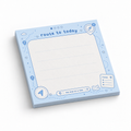 Route to Today Blue Navigation 3x3 sticky notes, 50-sheet memo pad