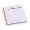 Please Hesitate Sarcastic 3x3 sticky notes, 50-sheet memo pad