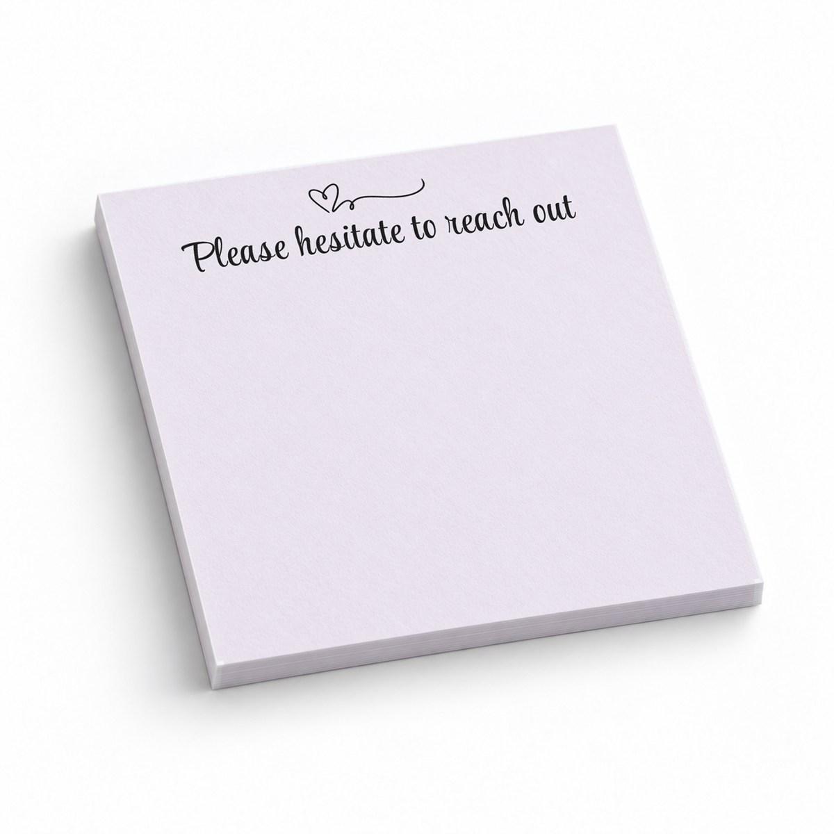 Please Hesitate Sarcastic 3x3 sticky notes, 50-sheet memo pad