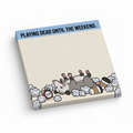 Playing Dead Opossum 3x3 sticky notes, 50-sheet memo pad