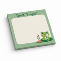 Don't Froget Frog Pun 3x3 sticky notes, 50-sheet memo pad