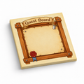 Dagger Quest Board 3x3 sticky notes, 50-sheet memo pad