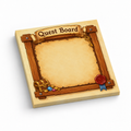 Treasure Chest Quest Board 3x3 sticky notes, 50-sheet memo pad