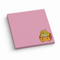 Orange Dumpster Fire 3x3 sticky notes, 50-sheet memo pad