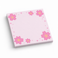 Scattered Sakura Blossoms 3x3 sticky notes, 50-sheet memo pad