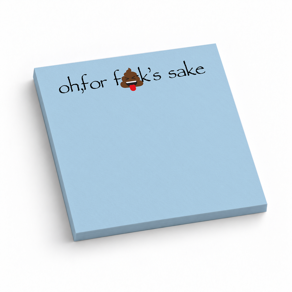 Oh For F 3x3 sticky notes, 50-sheet memo pad