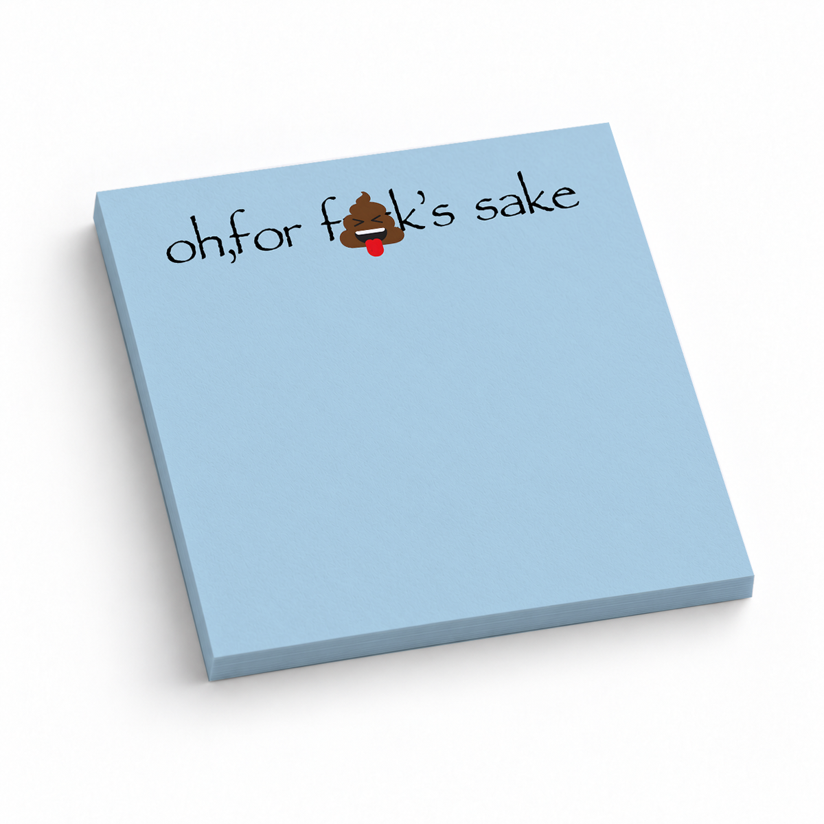 Oh For F 3x3 sticky notes, 50-sheet memo pad