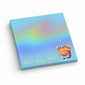 Burn Baby Burn Funny Dumpster Fire 3x3 sticky notes, 50-sheet memo pad