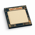 Today's Mission Retro Sci 3x3 sticky notes, 50-sheet memo pad
