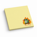 This Is Fine Frog Meme 3x3 sticky notes, 50-sheet memo pad