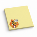 This Is Fine Bee & Mushroom 3x3 sticky notes, 50-sheet memo pad