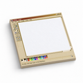 Beige Retro Digital Art Software 3x3 sticky notes, 50-sheet memo pad