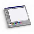 Retro Paint Interface 3x3 sticky notes, 50-sheet memo pad