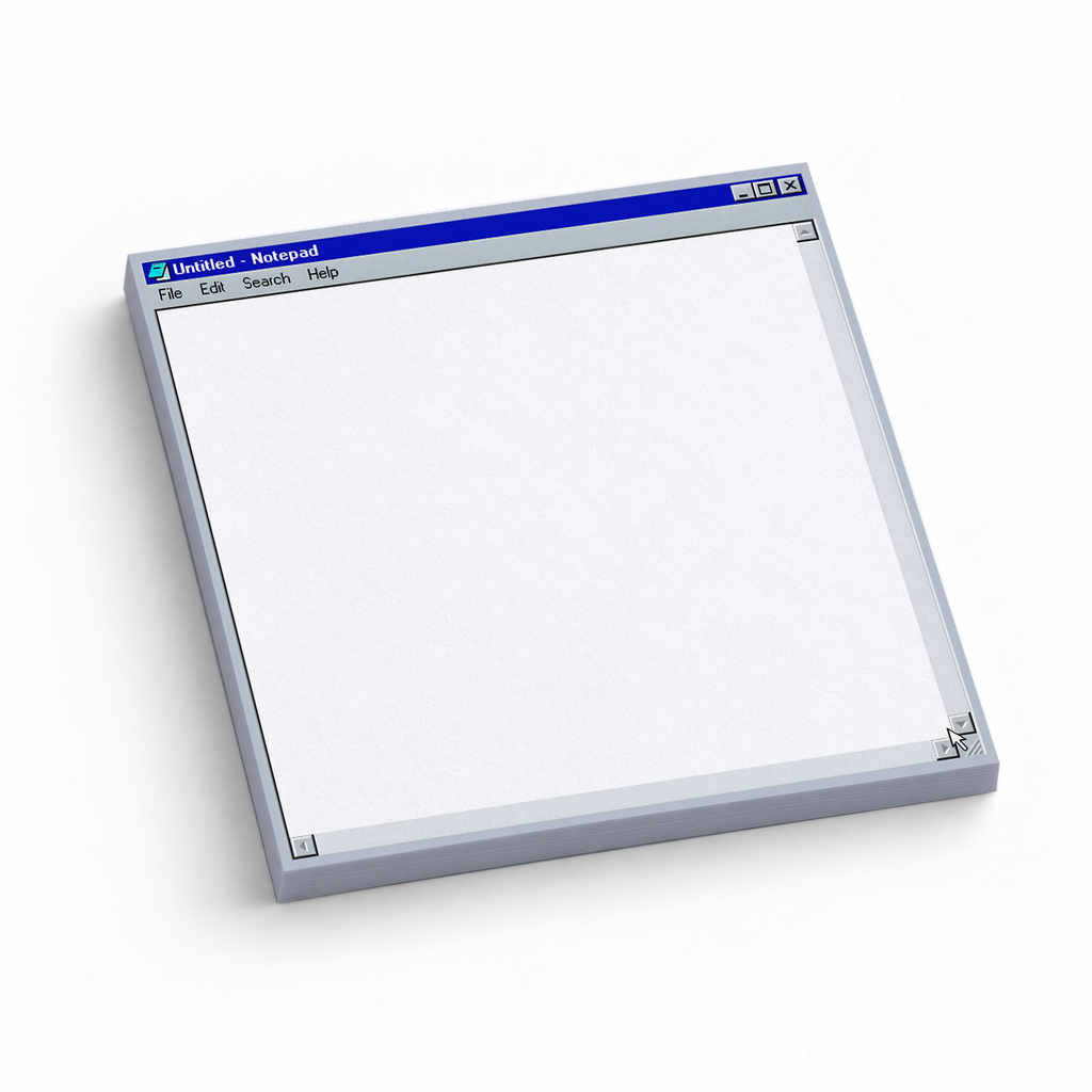 Classic Digital Notepad 3x3 sticky notes, 50-sheet memo pad