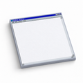 Classic Digital Notepad 3x3 sticky notes, 50-sheet memo pad