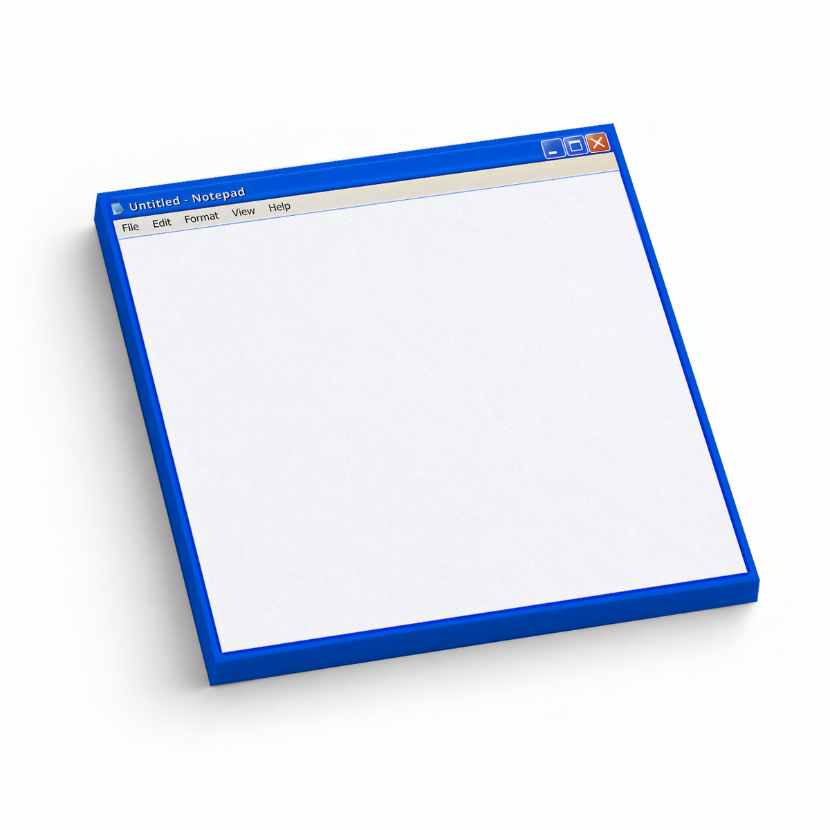 Retro "Untitled 3x3 sticky notes, 50-sheet memo pad