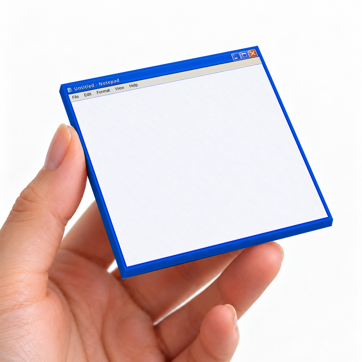Retro "Untitled sticky note pad on a desk with stationery