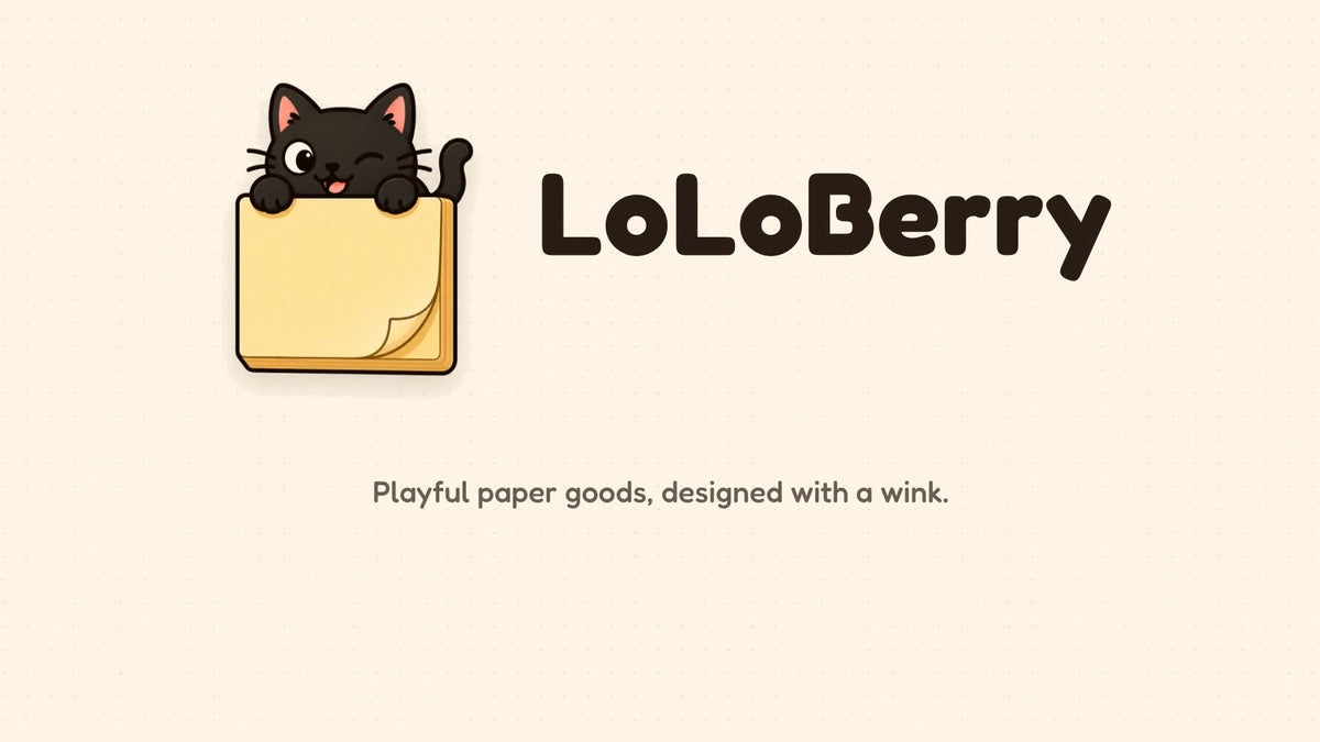 LoLoBerry brand video: our sticky note collections, from funny office humor to retro tech